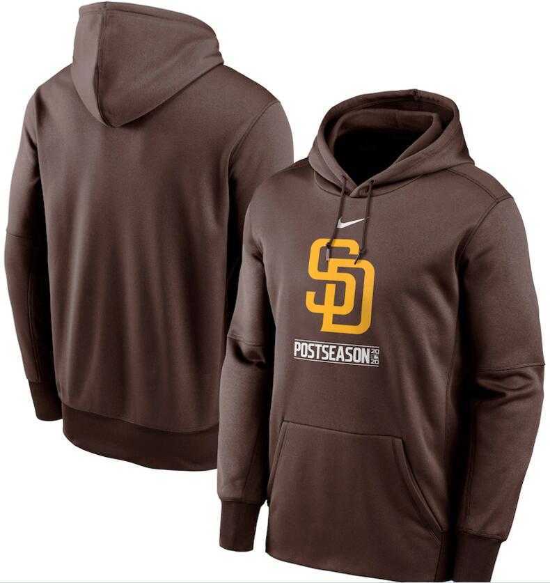 Men's San Diego Padres Nike Brown 2020 Postseason Collection Pullover Hoodie,We sell and wholesale Men's San Diego Padres Nike Brown 2020 Postseason Collection Pullover Hoodie on line form chian!